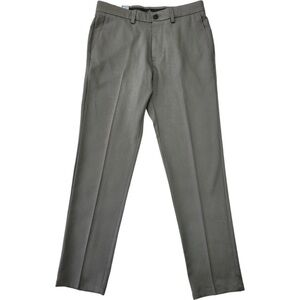 NWT Haggar Men’s Performance Dress Pants slim fit Color gray size 32 x 32